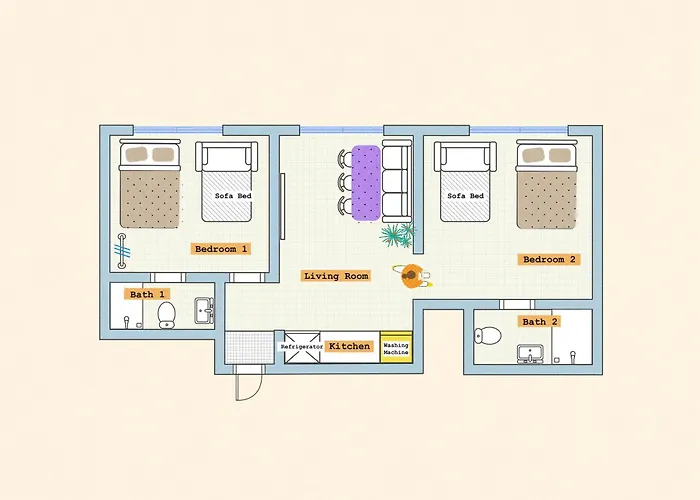 Apartamento Hongik Univ Station Wave Family #3 Seul